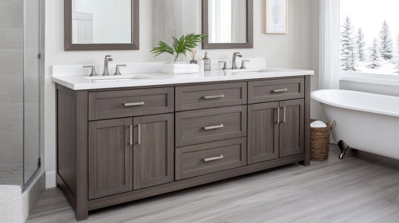 Modern Vanity and Countertop